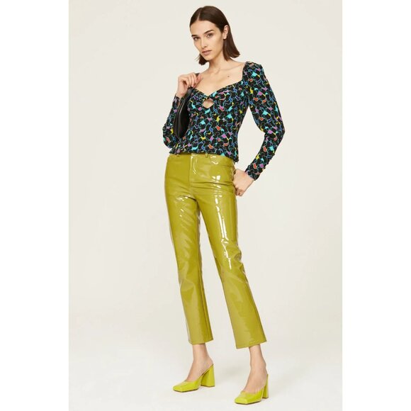 PRE OWNED $225 STAUD JOSEPHINE TOP N US SIZE 2 - Picture 4 of 8